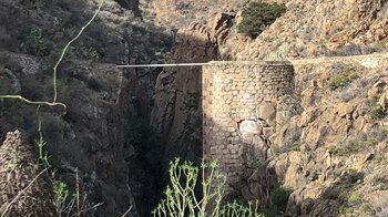 Aquädukt im Barranco de Tamadaya