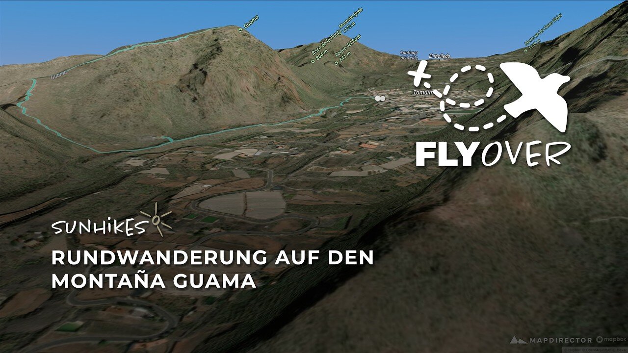 Gigantischer Vulkandom und Felstor auf Teneriffa: Das Tamaimo-Abenteuer im 3D-Flyover