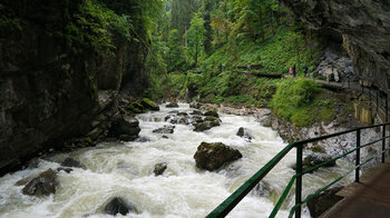 Wildes Wasser in der Breitachklamm
