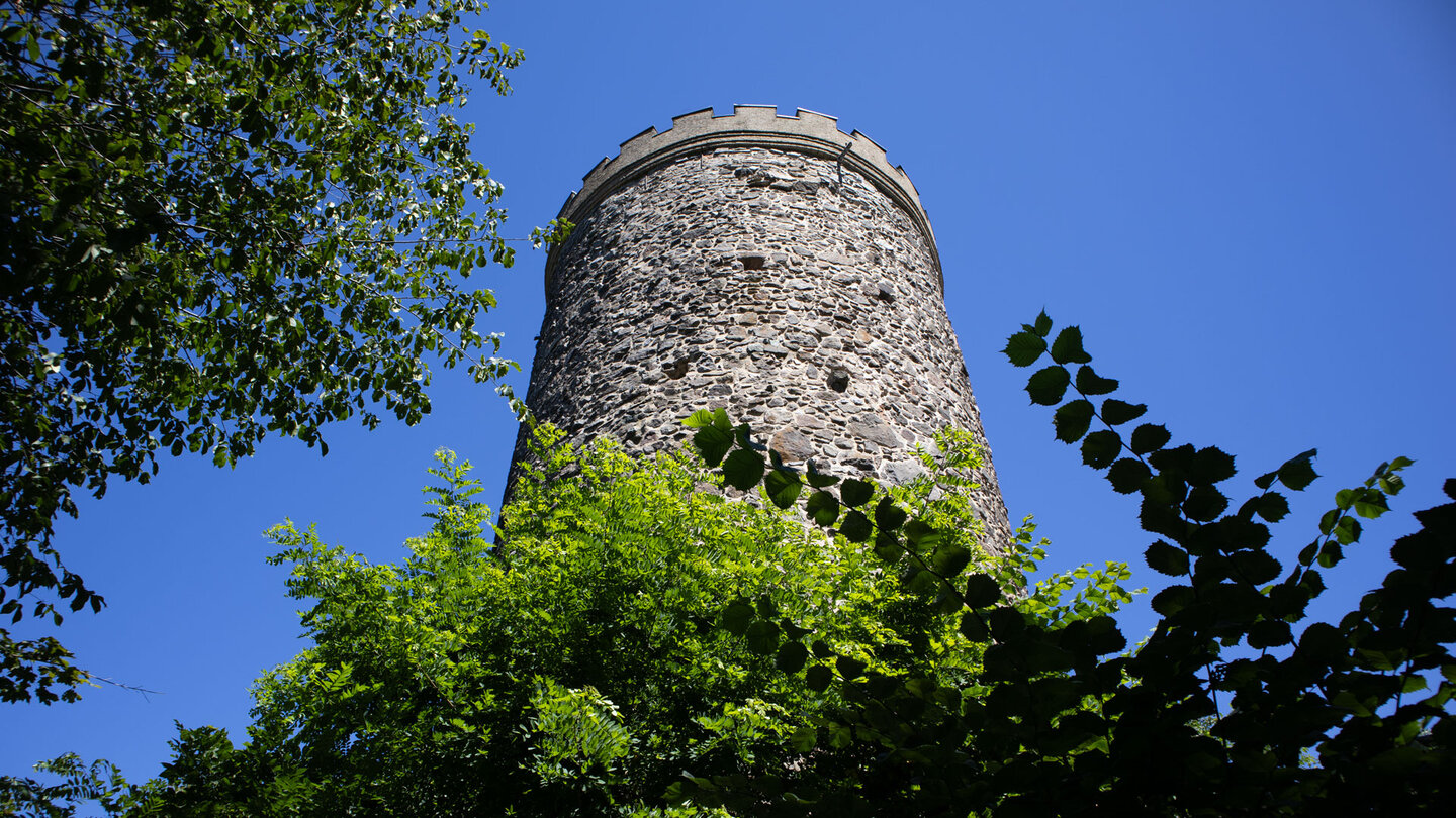 Turm der Burg Husen bei Hausach