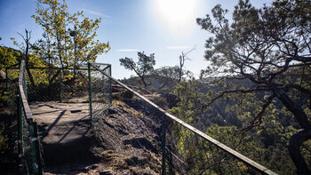 gesicherter Oberfelsen am Backelstein