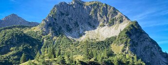 Blick auf die Nordwand des Rubihorns