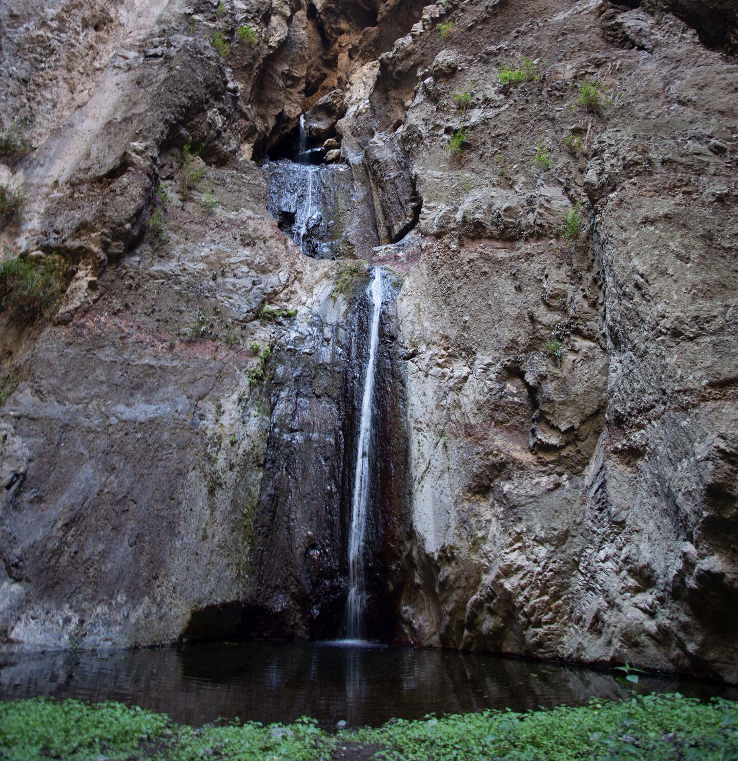 Höhepunkt der Wanderung ist der Wasserfall
