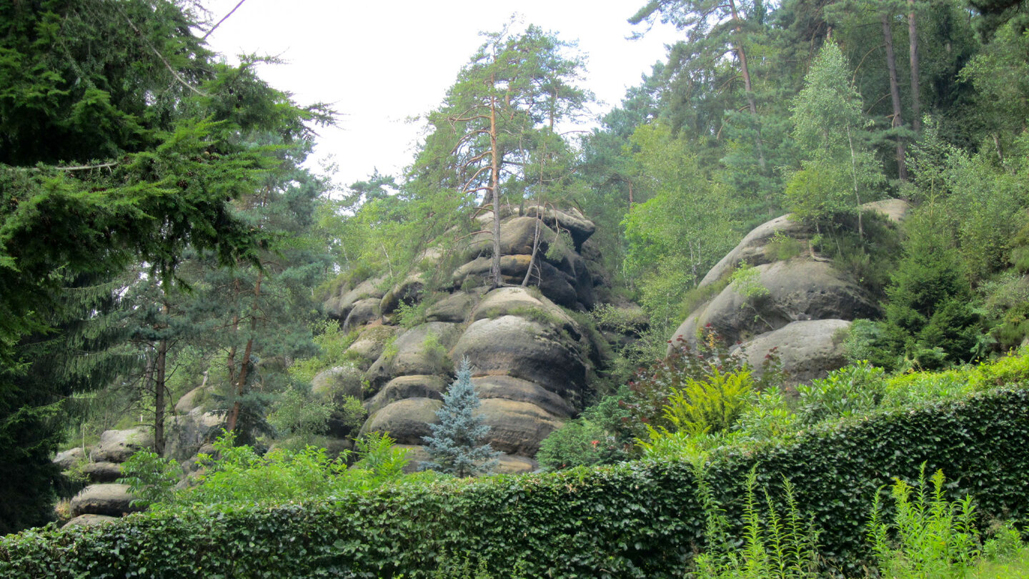 Felsformationen an der Schrammsteinbaude an der Schrammsteinbaude