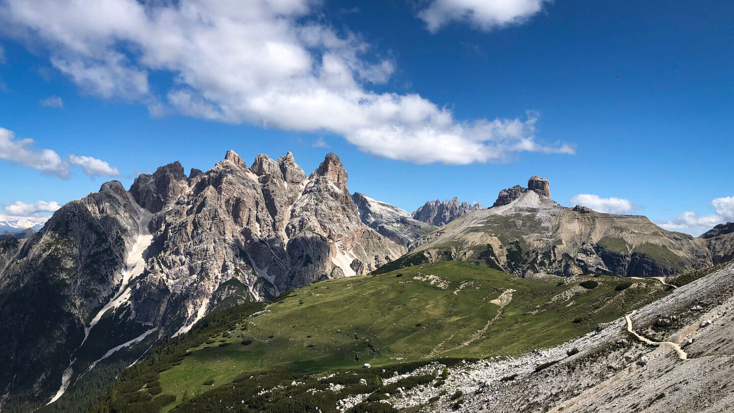 Blick über die Bergkulisse