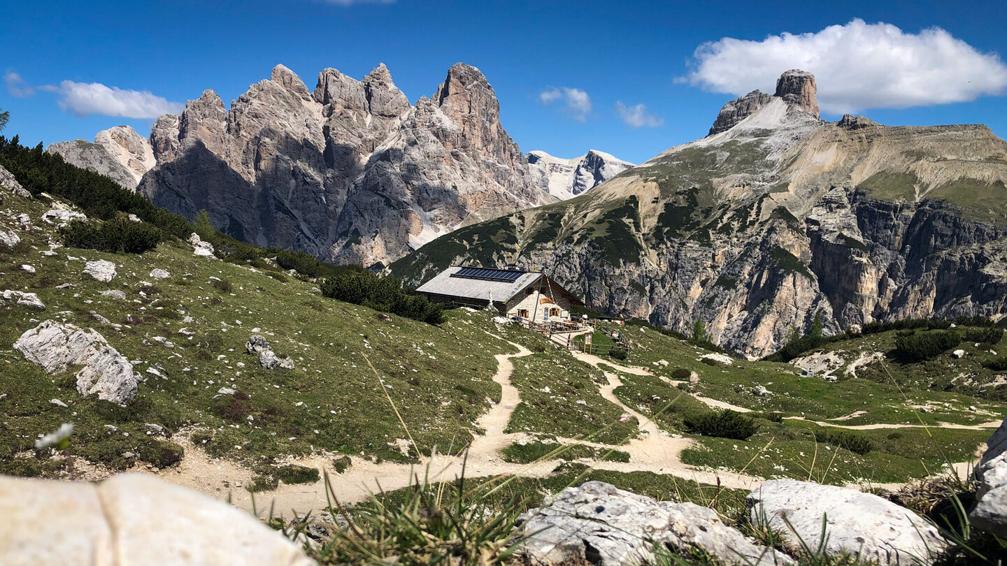 Wanderpfad hinunter zur Langalm