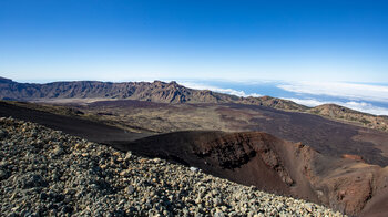 die Caldera im Teide-Nationalpark vom Krater der Narices del Teide