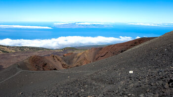 Wanderweg 28 an den Narices del Teide mit Blick auf die Südwestküste Teneriffas