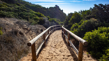 Wanderweg zur Playa del Castillejo bei Los Caños de Meca