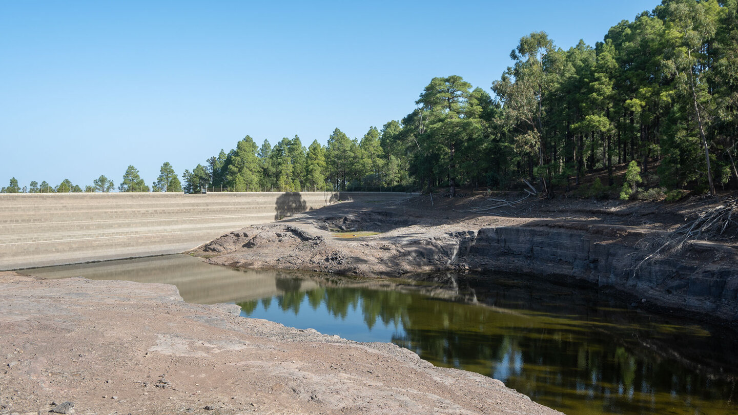 Wanderroute am Stausee Presa de la Laguna - Gran Canaria