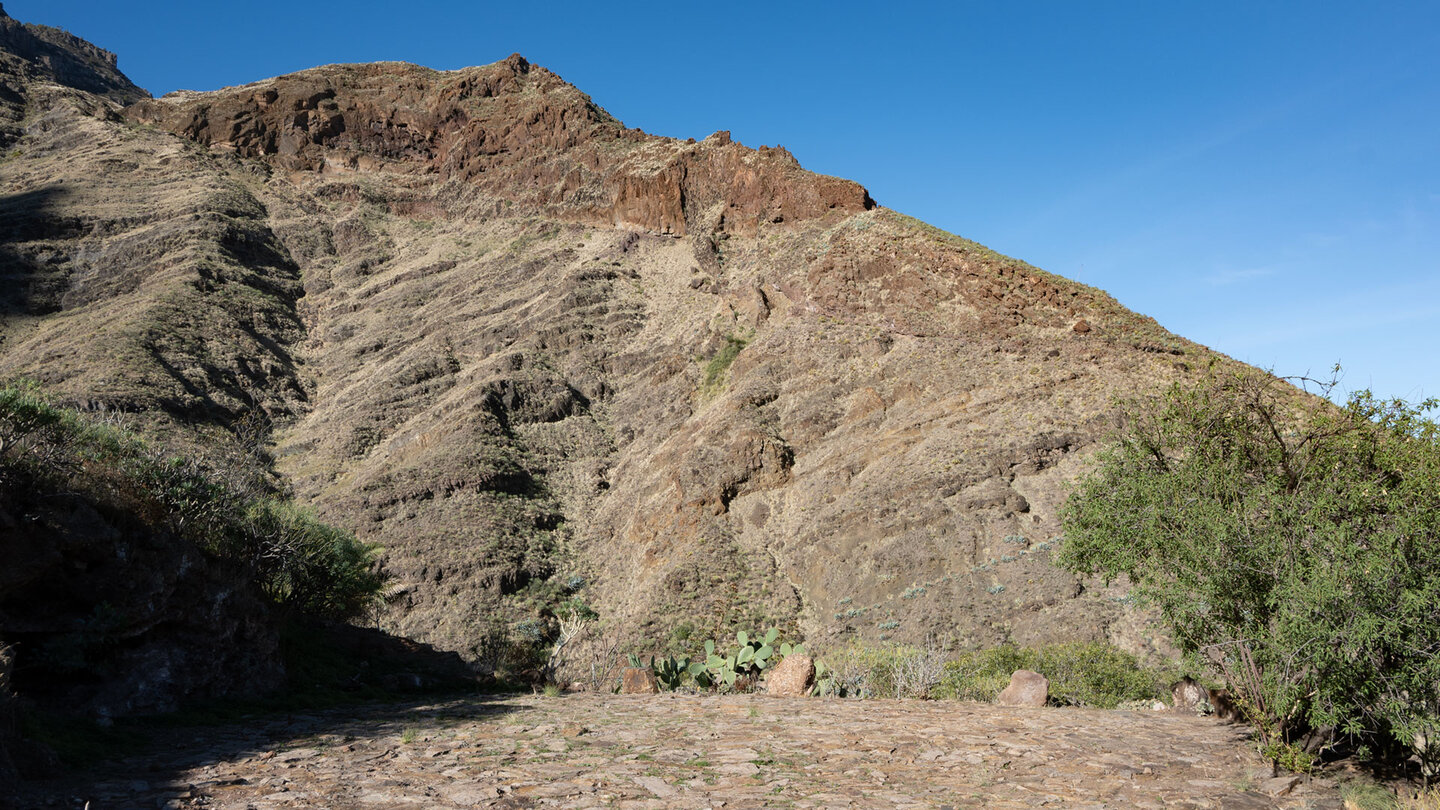 Dreschplatz unterhalb des Montaña Bibique auf Gran Canaria