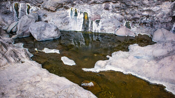 Bachlauf beim Charco Azul