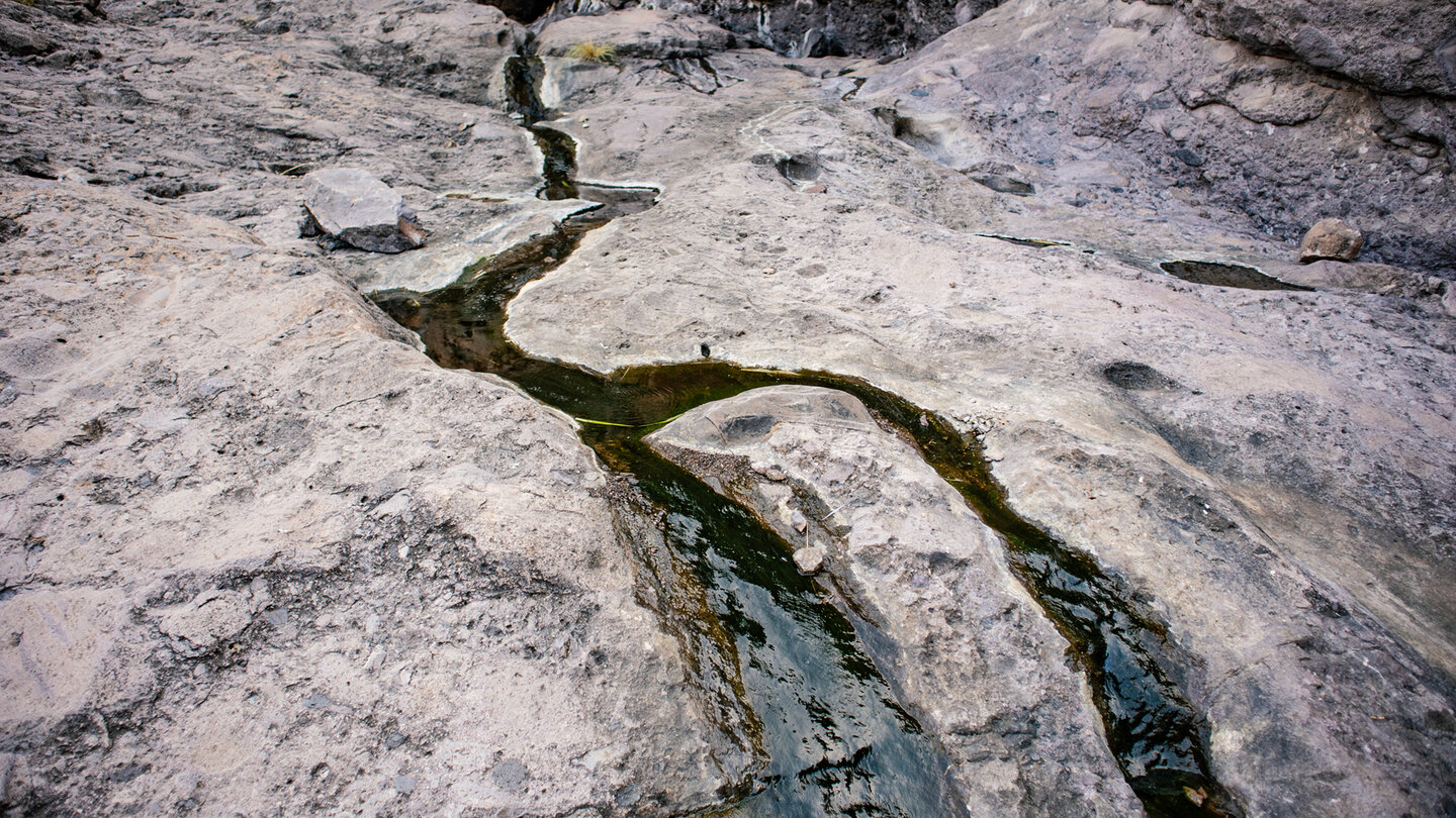 Wasserlauf im Barranco del Risco