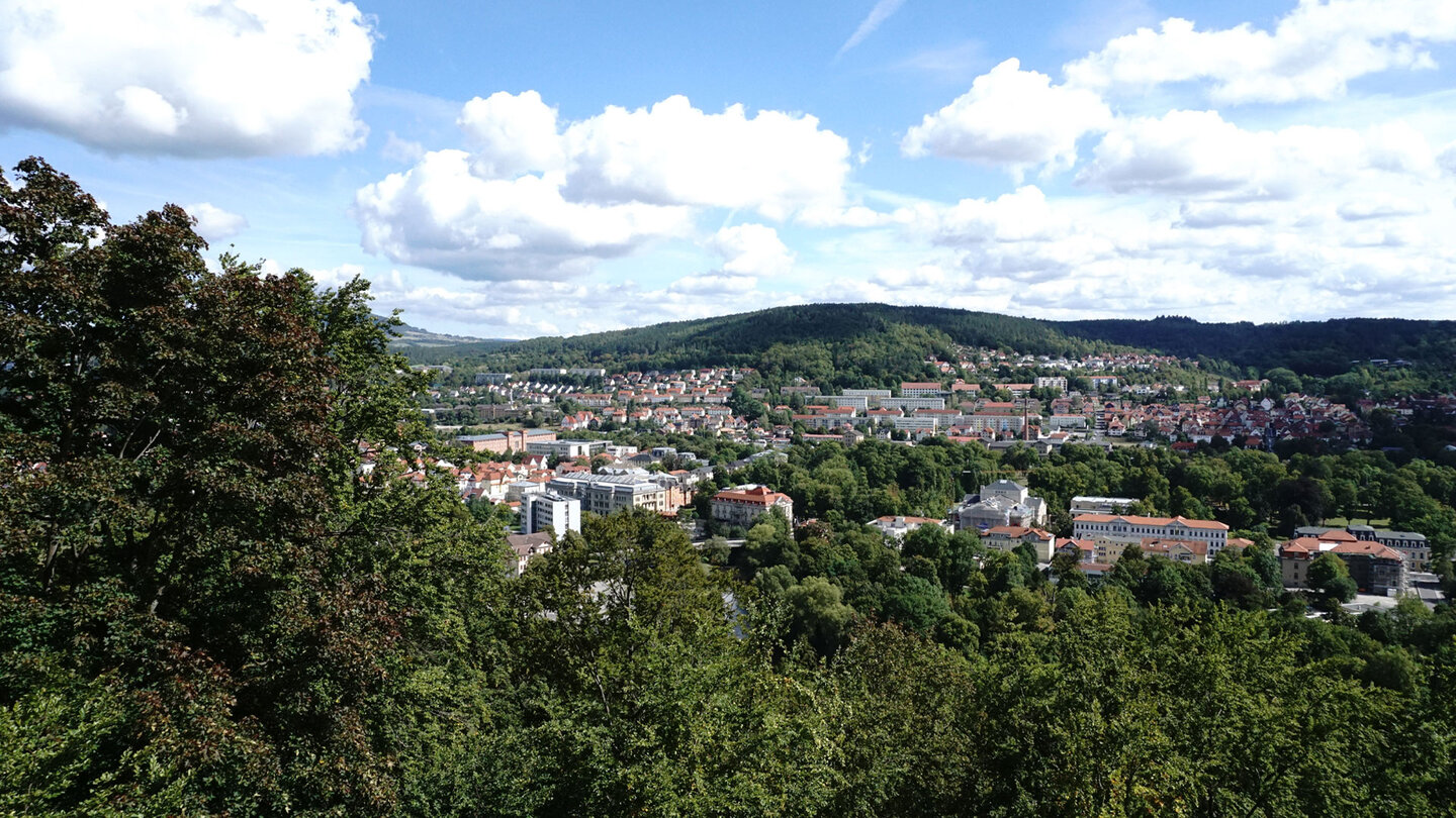 Blick auf Meiningen im Werratal vom Schloss Elisabethenburg Blick auf Meiningen im Werratal