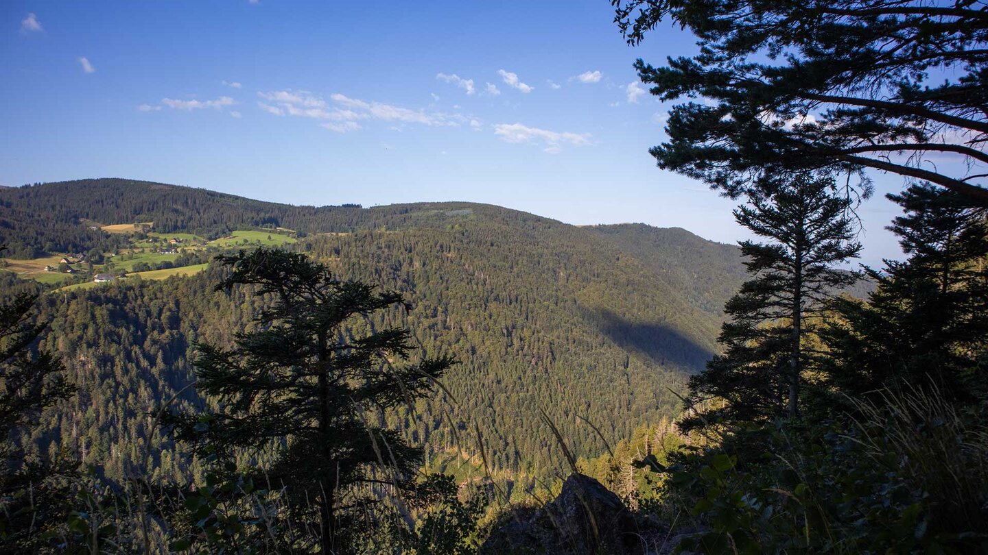 Blick vom Piketfelsen übers Höllental