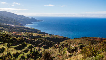 Ausblick vom Mirador de la Tosca entlang der Nordküste