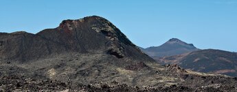 Flanke des Montaña de las Nueces mit Nebenkratern