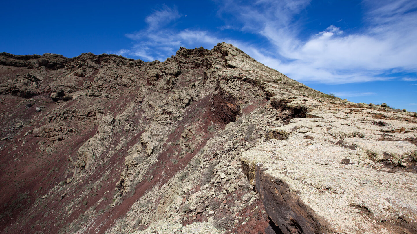 Blick über den Krater des Montaña de las Nueces