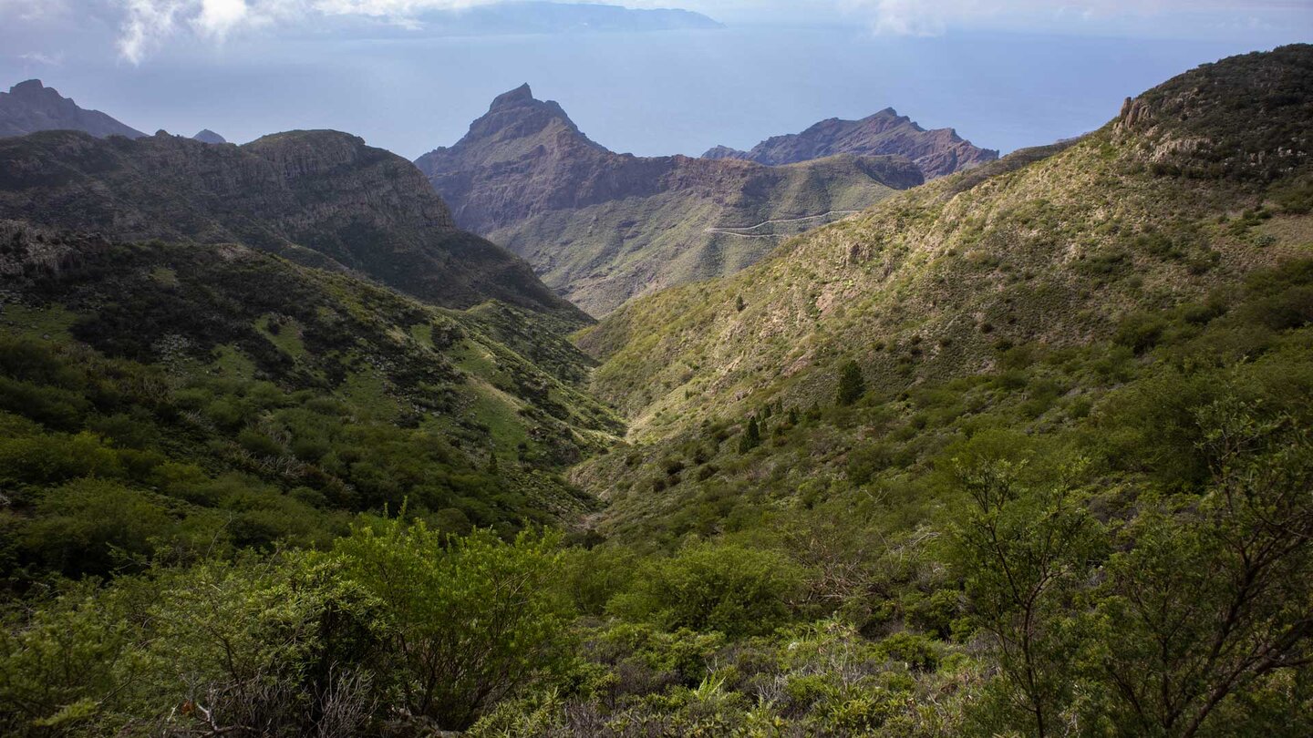 das Teno-Gebirge mit dem markanten Roque de la Fortaleza
