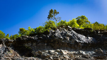 Felsen am Wasserfall
