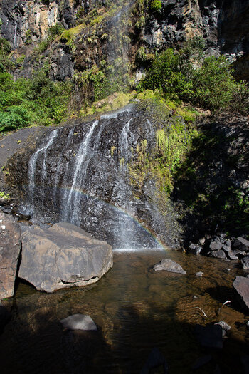 Wasserbecken am Wasserfall Mare Aux Joncs