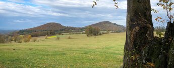 der Ausblick auf die Kleine und die Große Nalle