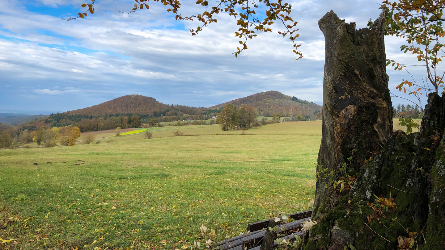 der Ausblick auf die Kleine und die Große Nalle
