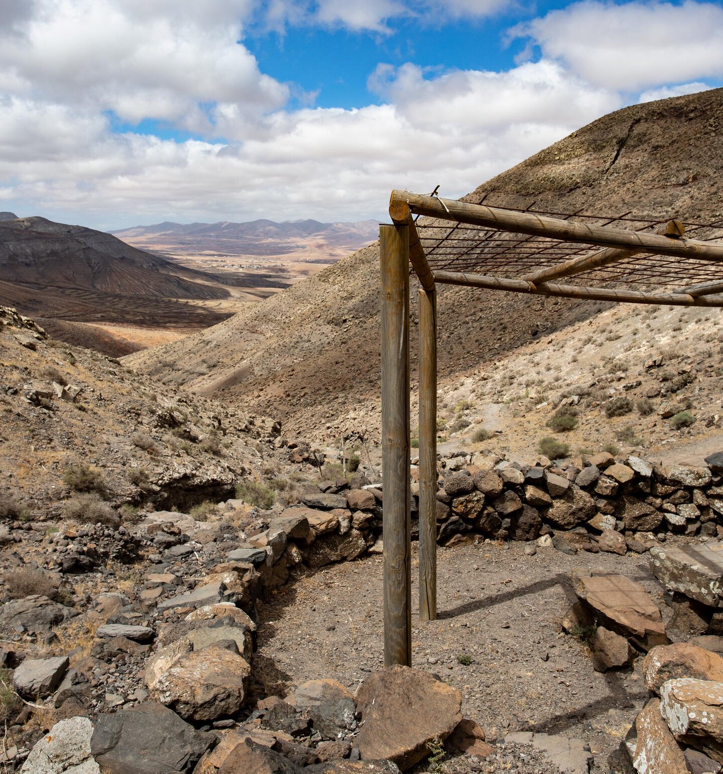 Ausblick vom Rastplatz nach Westen