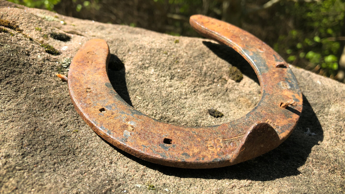 Hufeisen am Seekasparstein im Gieseler Forst