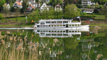 Neckarschifffahrt mit der Weißen Flotte bei Heidelberg