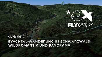 Eyachtal Rundwanderung im Schwarzwald – Flyover