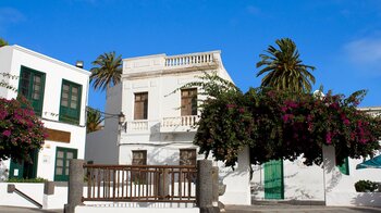 die Plaza de la Constitución in Haría