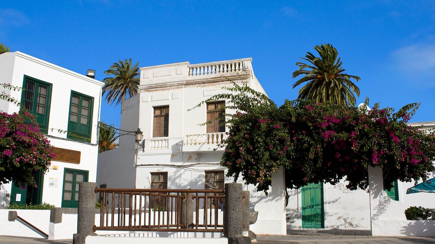 die Plaza de la Constitución in Haría
