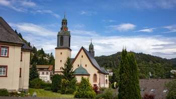Wallfahrtskirche Unserer Lieben Frau von Todtmoos am Ziel der Schluchtensteig Etappe 5