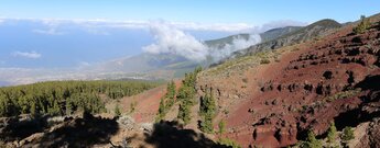 das Barranco de la Vera und das Tal von la Orotava auf der Wanderung beim Montaña Limon