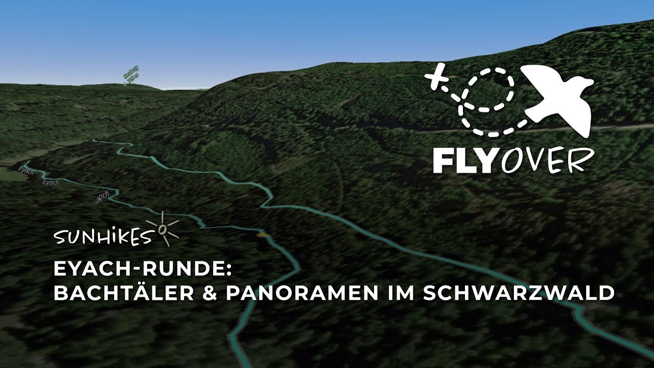 Eyach-Runde: Idyllische Bachtäler im Schwarzwald – Flyover