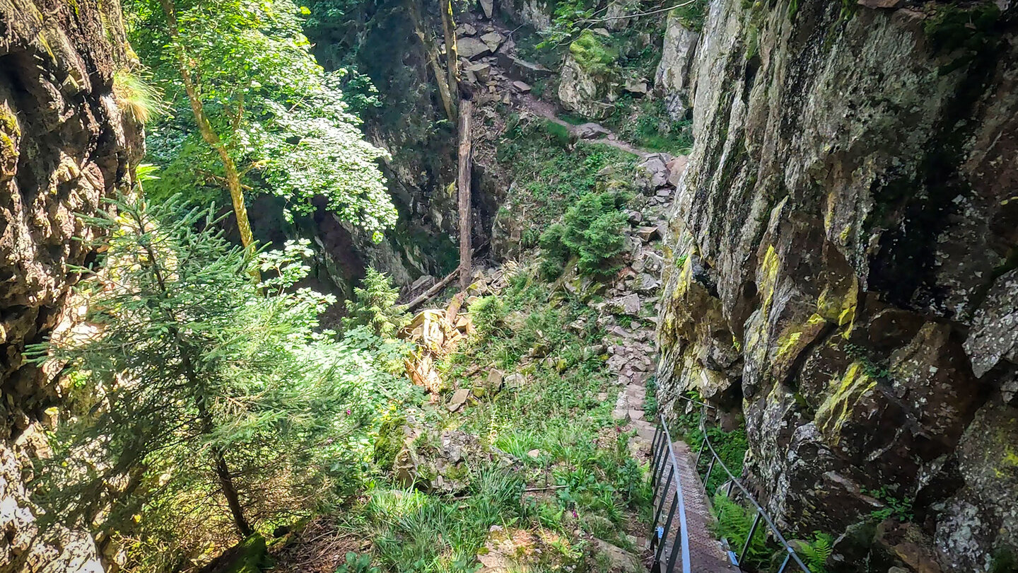 Klettersteig Les escaliers des Hirschsteine Klettersteig Les escaliers des Hirschsteine