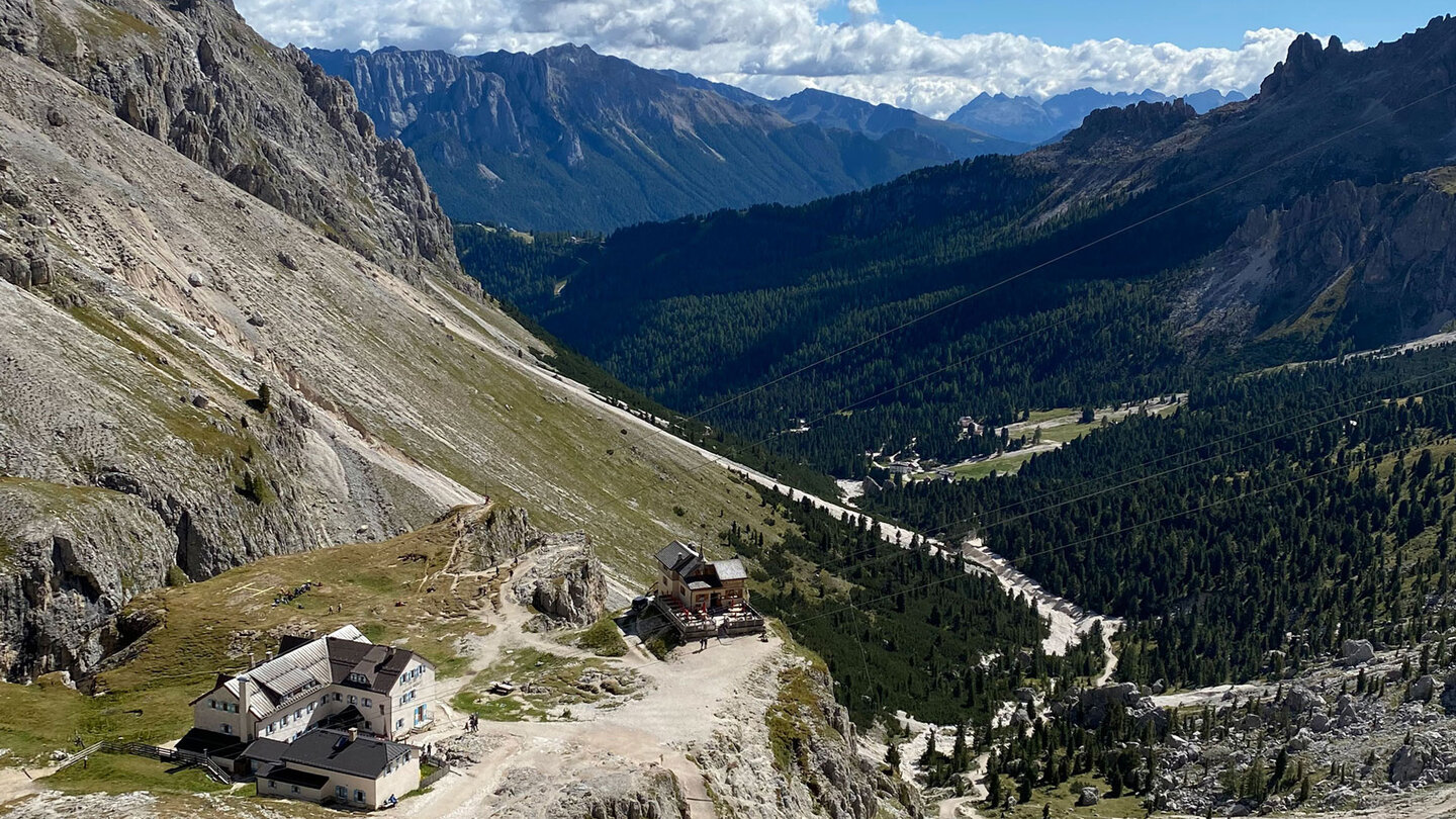 Vajolet-Hütte auch Rifugio Vajolet genannt Vajolet-Hütte auch Rifugio Vajolet genannt