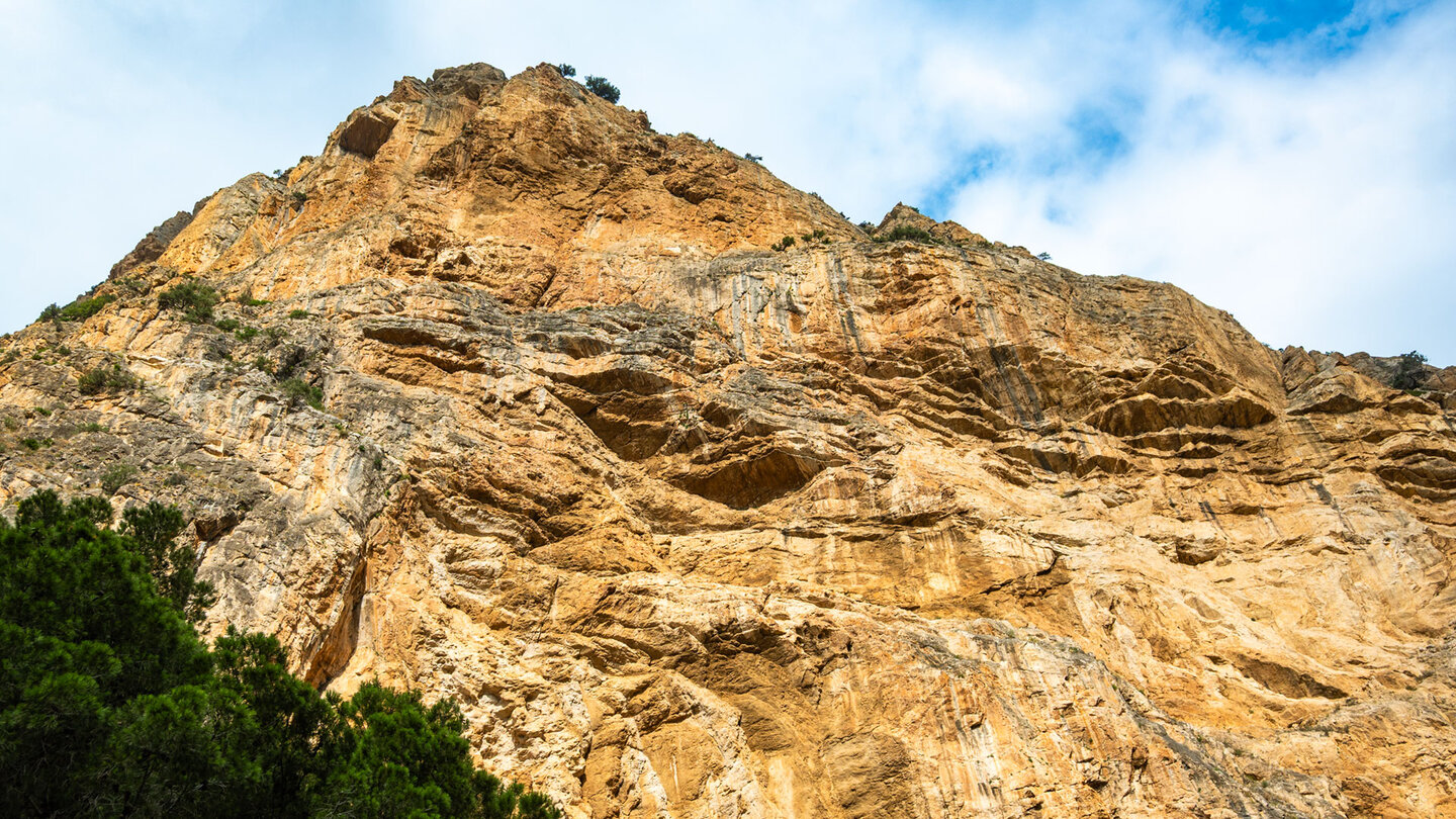 Felswände über dem Caminito del Rey