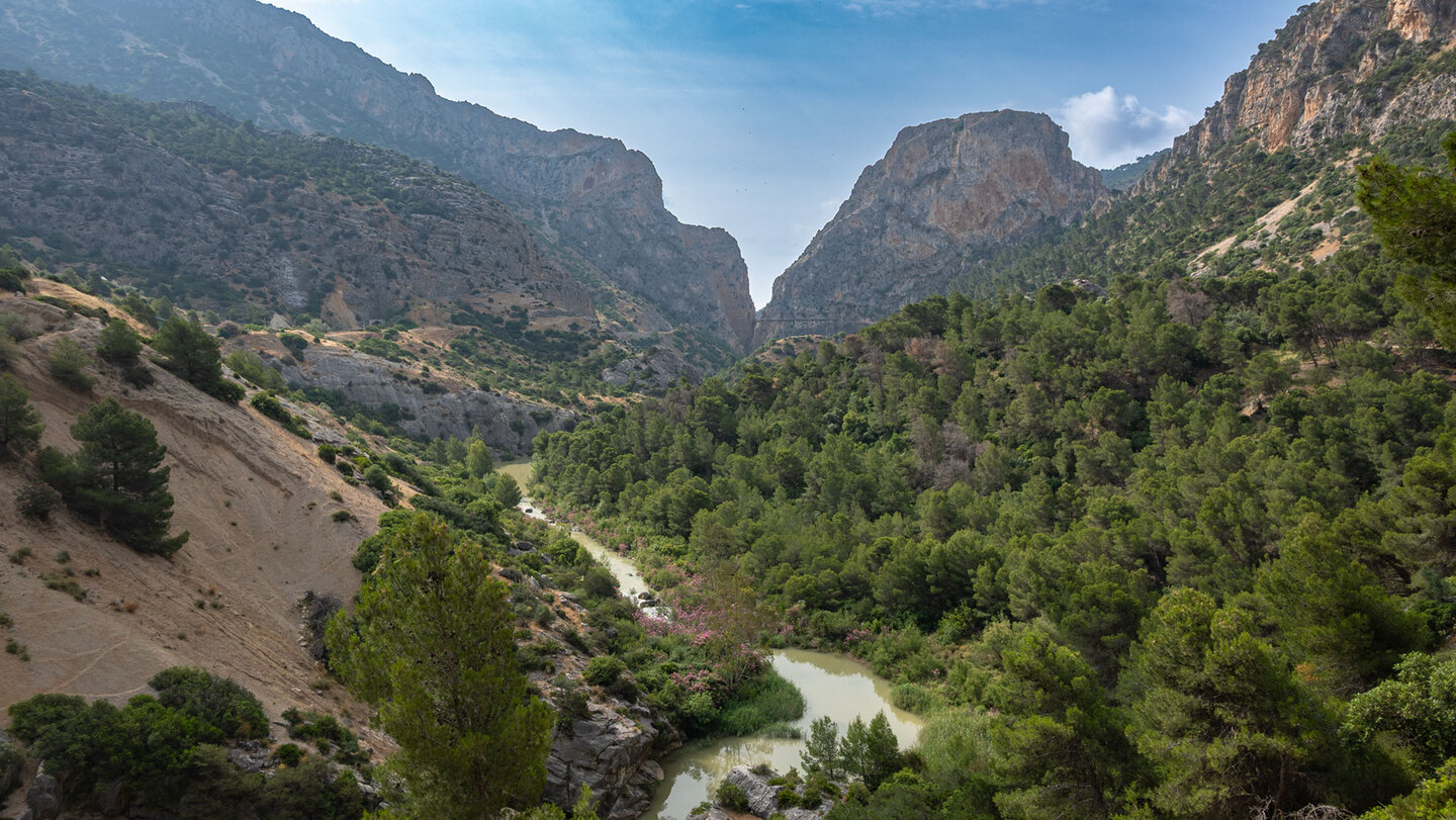 das Valle del Hoyo mit dem Río Guadalhorce