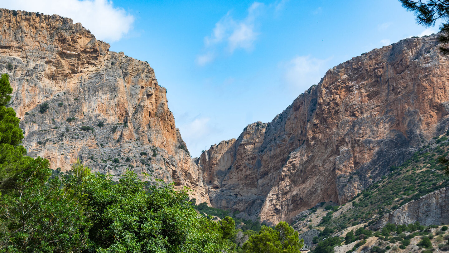 Felsschluchten am Caminito del Rey