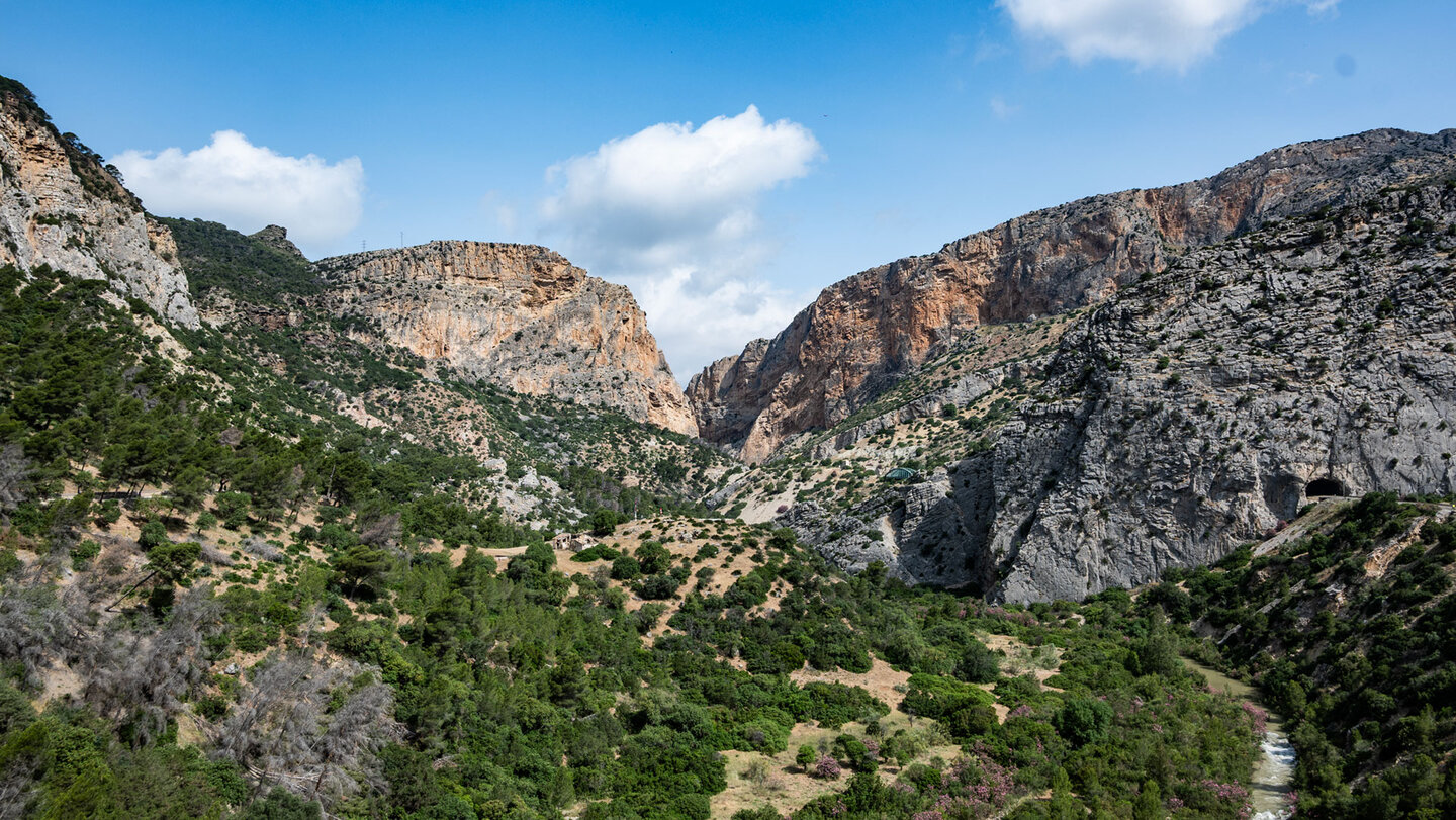 Blick zur Gaitanejo-Schlucht