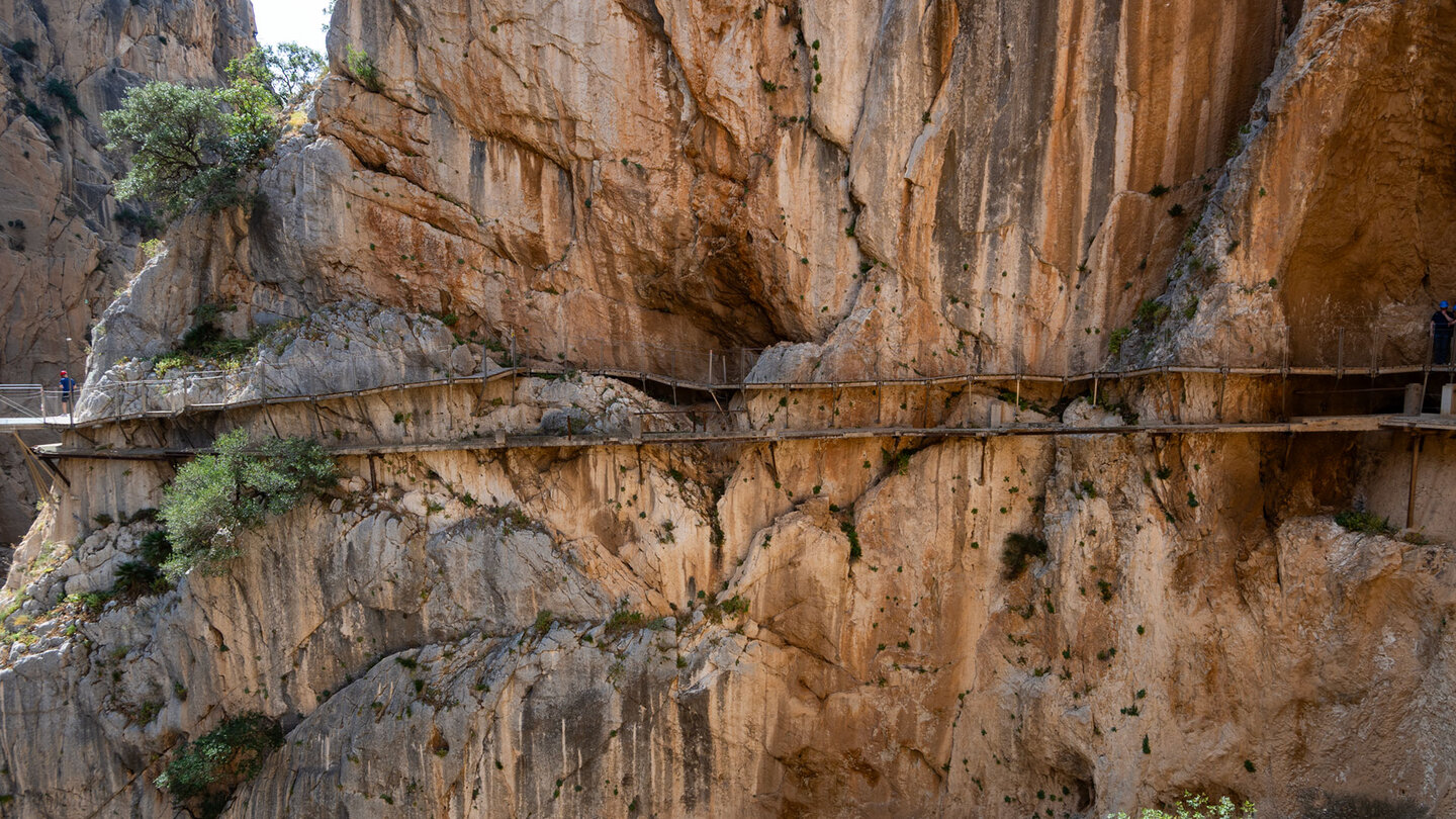 Stegkonstruktion am Caminito del Rey