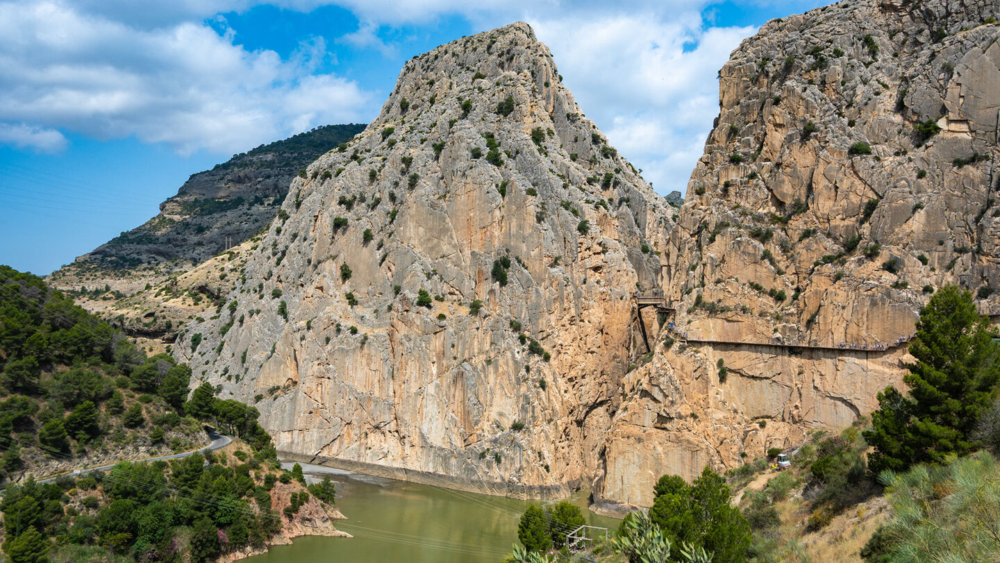 Embalse del Tajo de la Encantada beim Dorf El Chorro