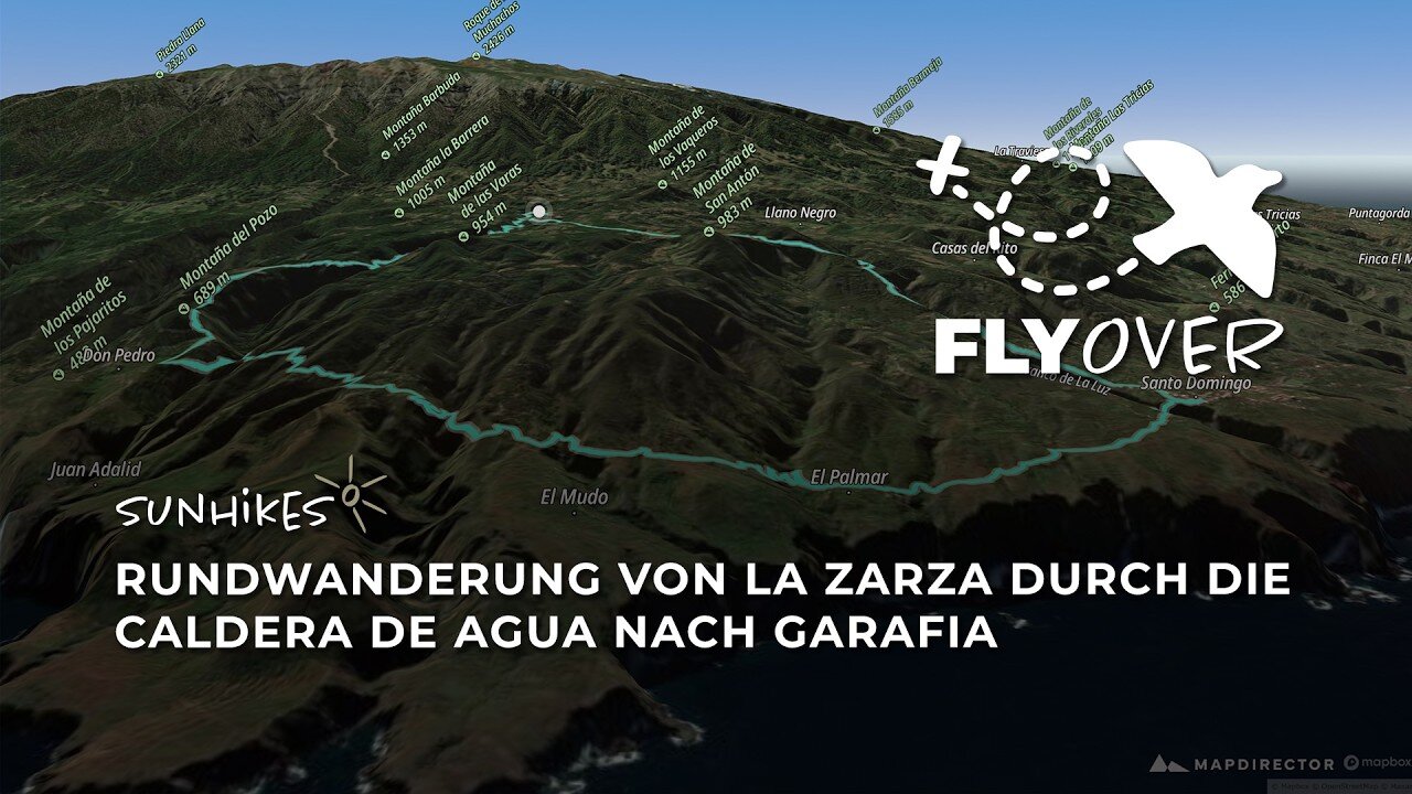 Im Flyover durch urige Lorbeerwälder auf La Palma: Die schwere Nord-Runde zur Caldera de Agua