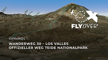 Magische Vulkanlandschaft Teneriffa: Durch das Herz der Cañadas wandern (Flyover Video)