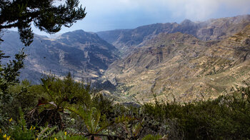 Blick vom Mirador de Tajaqué auf Benchijigua