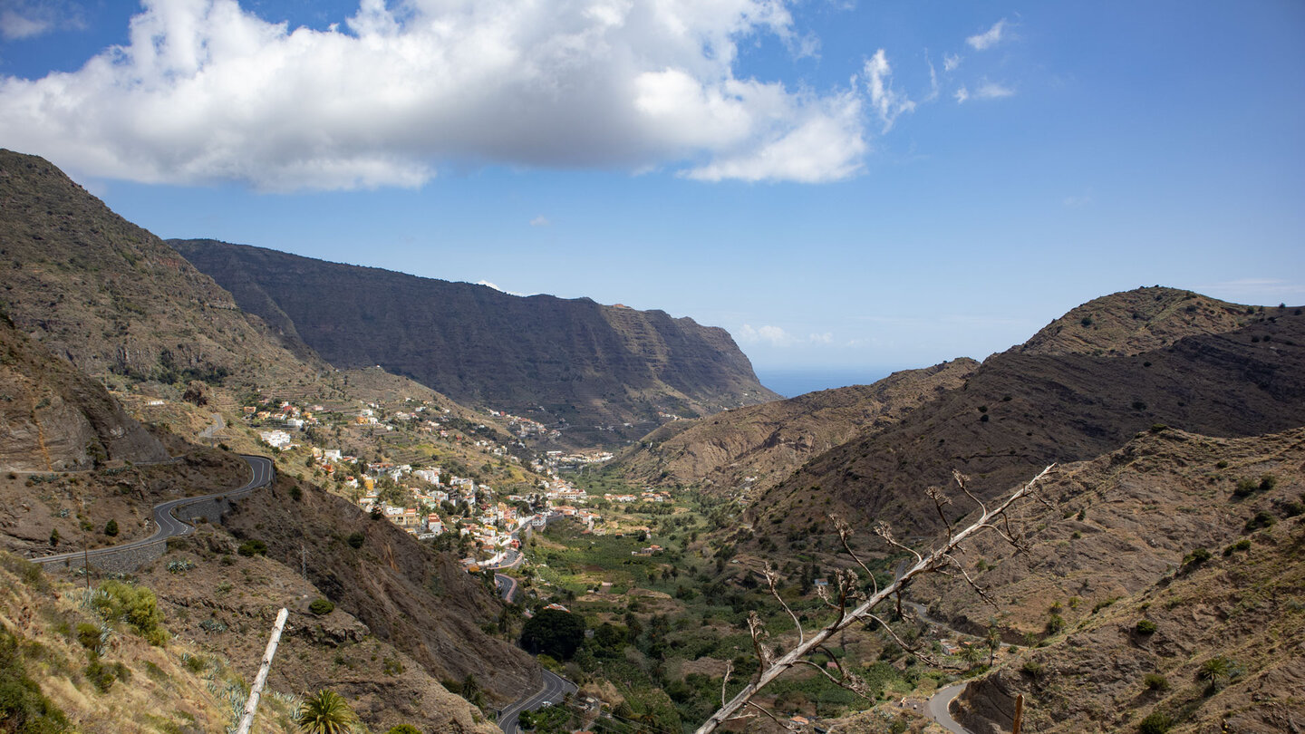 Blick über das Tal von Hermigua