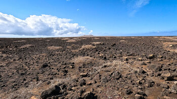weite Ebene an der Südwestküste der Insel Lanzarote