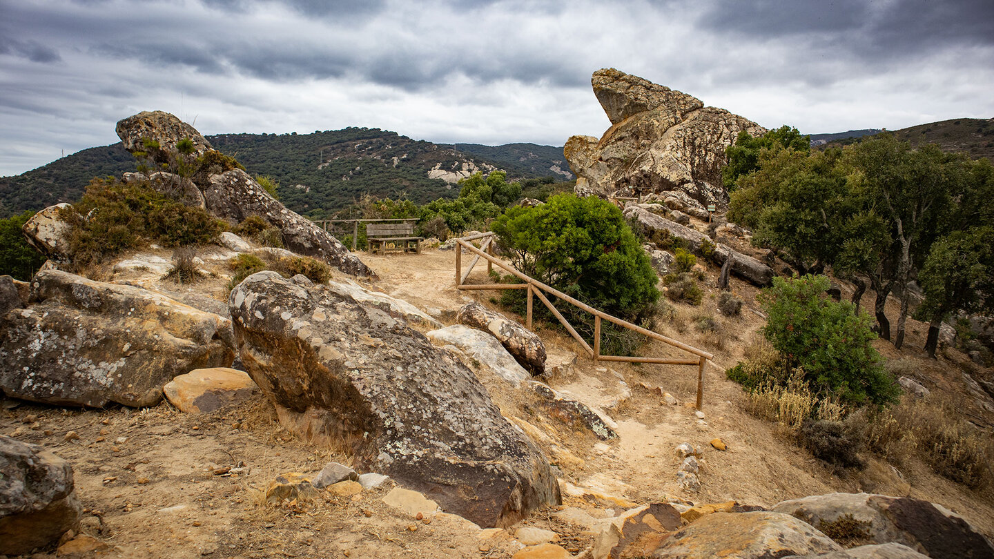 Wanderroute am Mirador de la Laja del Águila